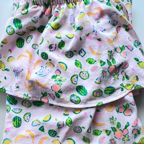 Lilly Pulitzer off shoulder top mixed fruit print - Picture 3 of 5